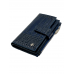 Кошелек NARVIN 9686-Croco D.Blue