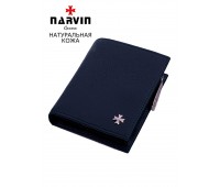 Мужской кожаный бумажник 9648-Polo Black