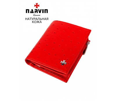 Кошелек портмоне 9648-Ostrich Red