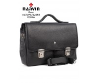 Портфель мужской кожаный 9738-Polo Black