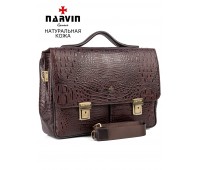 Портфель мужской кожаный 9738-Bambino Burgundy